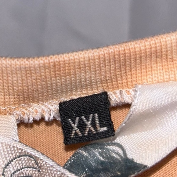 Gecko Shirt Oversized Tie dye Neutrals Crewneck Pullover Short Sleeve T-Shirt - Picture 4 of 6